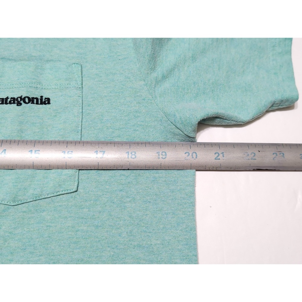 PATAGONIA Responsibili-Tee Short Sleeve T-Shirt P-6 Green 39178 Men's Medium M - Picture 4 of 11
